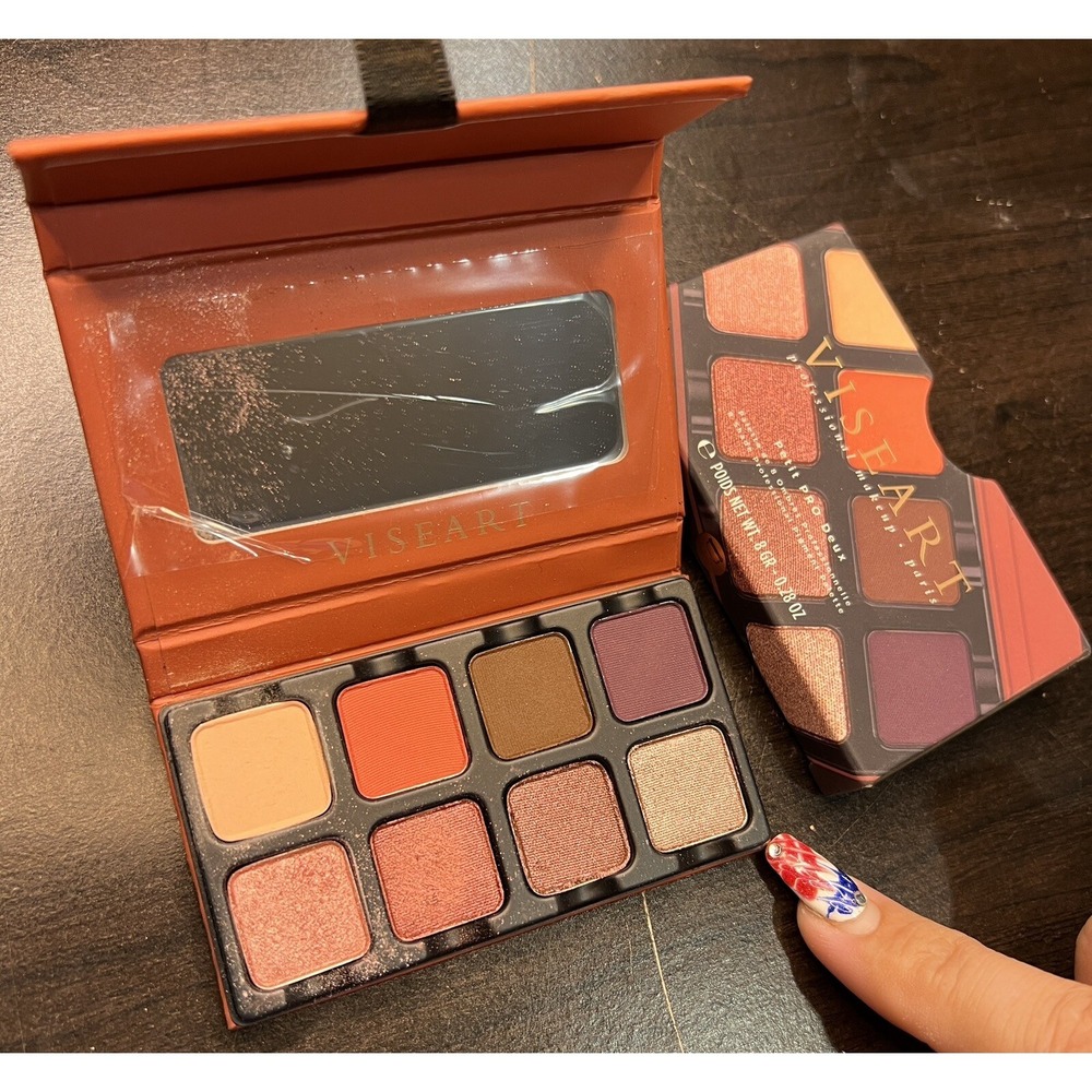 VISEART Petit PRO Deux 8 Pan Eye Shadow Palette 0.28 oz - Brand New In Box - Picture 3 of 3